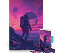 Space Is Wild Puzzles for Adults 1000 Puzzles Strengthen Memory Anxiety Relief Smooth Edge Warm Surprise (50x75cm)