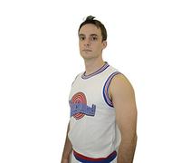 Space JAM Basketball Jersey Shorts Set 23 Tune Squad Shirt Jordan (L)