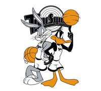Space Jam Bugs And Daffy Tune Squad Men's T-Shirt - White - 5XL