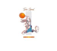 Space Jam Bugs Bunny Basketball Unisex T-Shirt - White - L