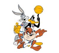 Space Jam Group Shot Men's T-Shirt - White - 5XL