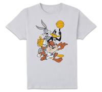 Space Jam Group Shot Men's T-Shirt - White | Size: 2XL Space Jam White 2XL
