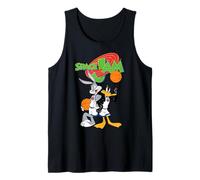 Space Jam Looney Tunes Bugs Daffy Basketball Heroes Classic Tank Top