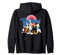 Space Jam Looney Tunes Bugs Daffy Porky Classic Sylvester Zip Hoodie