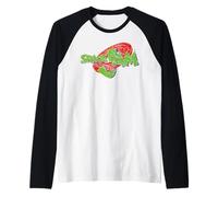 Space Jam Looney Tunes Logo Street Hip Hop Classic Graffiti Raglan Baseball Tee