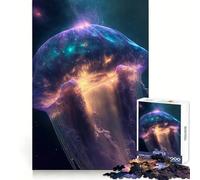 Space Jellyfish Milky Way 1000 Piece Jigsaw Puzzle for Teenagers Fine Logic Toy Relaxing Fun Neat Edge Wall Art Decor (38x52cm)