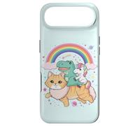 Space Journey Cat Unicorn Dinosaur and Rainbow Magic Case for iPhone Air
