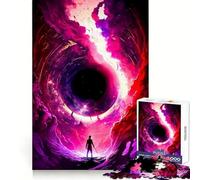 Space Killer 1000 Piece Jigsaw Puzzles for Teenagers Jigsaw Clear Logic Toy Peaceful Time Perfect Cut Santa Wish List (38x52cm)