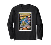 Space Kittehs vs. The Aliens Long Sleeve T-Shirt