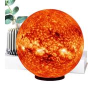Space Lamp, Star Solar System Light, Planet-Themed Lantern Design with Soft Ambient Desk Lighting, Educational Night Light for Children's Bedroom, Nursery, Projects, 6.69x5.91x5.91 inches