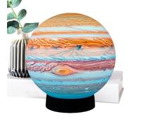 Space Lamp, Star Solar System Light, Planet-Themed Lantern Design with Soft Ambient Desk Lighting, Educational Night Light for Children's Bedroom, Nursery, Projects, 6.69x5.91x5.91 inches