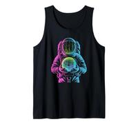 Space Lapidary Astronaut Finding a Radiant Banded Sphere Tank Top