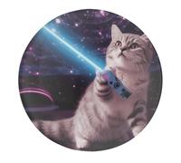 Space Laser Cat Refrigerator Magnet Fridge Magnet2 PCS