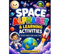 Space Learning Activity Book: ABC Tracing, Space Vocabulary, Coloring, Matching, Counting, Flashcards & Fun Educational Activities for Preschool and ... (Smart Kids Activity & Worksheet Books)