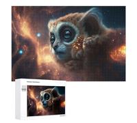 Space Lemur Cosmic Cute Jigsaw Puzzle, 1000 PCS, Indoor Activity for The Home, Screen-free Entertainment for Adults And Families