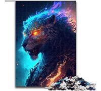 Space Lions Jigsaw Puzzles for Adults Teenagers Jigsaws Puzzle, Suitable for Ages 14 And Up Family Fun It Is Ideal As A Gift for The Whole Family (50x75cm)