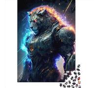Space Lions2 Paper Jigsaw Puzzles 1000 Pieces for Adults Jigsaw Puzzles for Adults 1000 Piece Puzzle Educational Games 1000pcs (38x26cm)