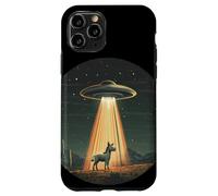 Space-Loving Donkey Abducted by UFO for Cosmic Alien Fun Case for iPhone 11 Pro