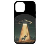 Space-Loving Donkey Abducted by UFO for Cosmic Alien Fun Case for iPhone 12 mini