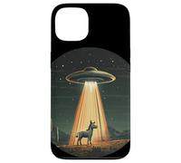Space-Loving Donkey Abducted by UFO for Cosmic Alien Fun Case for iPhone 13