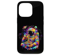 Space man, astronaut eating spaghetti popart,colorful Case for iPhone 13 Pro