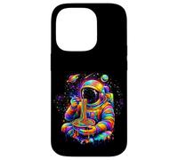 Space man, astronaut eating spaghetti popart,colorful Case for iPhone 14 Pro