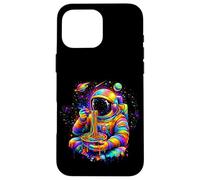 Space man, astronaut eating spaghetti popart,colorful Case for iPhone 16 Pro Max