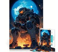 Space Marine in Armor Jigsaw Puzzles for Adults1000 Piece Mind Skill Group Joy Quality Edge Art Collection Piece (50x75cm)