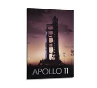 Space Mission Apollo 11 Poster Poster Decorative Painting Canvas Wall Posters And Art Picture Print Modern Family Bedroom Decor Posters 20x30inch(50x75cm)