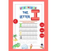 Space Mission: The Letter i: Learn to Write and Trace Book for Kindergarten and Kids Ages 3, Abc letter tracing practice workbook for kids, Letter ... Recognition Worksheets for Kids Ages 3-6