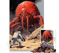 Space Monster Clash Jigsaw Puzzles for Adults 1000 Piece Smart Game Relaxing Fun Pattern Assembly Cherished Gift (50x75cm)