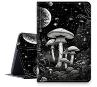 Space Mushroom Case for Samsung Galaxy Tab A7 Lite 8.7 inch 2021 Model (SM-T220/T225/T227), PU Leather Cover with Multi- Viewing Angles Folding Stand for Galaxy Tab A7 2020
