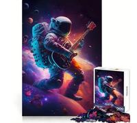 Space Musician Jigsaw Puzzle for Teenagers 1000 Pieces Mind Game Toy Relaxed Mind Neat Cut (38x26cm)