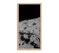 Space NASA Apollo 11 Moon Crater 312 Crookes 1969 Photo Framed Wall Art Print Long 25X12 Inch