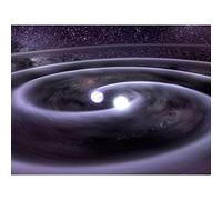 Space NASA Binary Star System Concept Illustration Large Wall Art Poster Print Thick Paper 18X24 Inch
