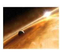 Space NASA ESA Planet Fomalhaut B Orbiting Sun Art Print Canvas Premium Wall Decor Poster Mural