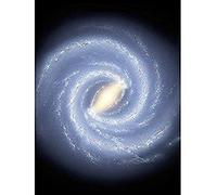 Space NASA Milky Way Galaxy Map Stars Illustration Unframed Wall Art Print Poster Home Decor Premium