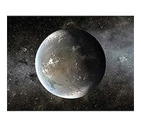 Space NASA Planet Kepler-62f Concept Illustration Unframed Wall Art Print Poster Home Decor Premium