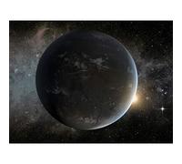 Space NASA Planet Kepler-62f Morning Star Illustration Large Wall Art Poster Print Thick Paper 18X24 Inch