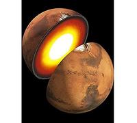 Space NASA Planet Mars Interior Layers Illustration Unframed Wall Art Print Poster Home Decor Premium