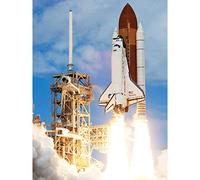 Space NASA Shuttle Discovery Rocket Launch Photo Large Wall Art Poster Print Thick Paper 18X24 Inch