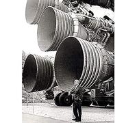 Space NASA Von Braun Saturn V F-1 Rocket Thrusters Photo Art Print Canvas Premium Wall Decor Poster Mural