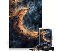 Space Nebula Banana 1000 Piece Jigsaw Puzzles for Adults Teenagers Solid Logic Toy Quiet Fun Precision Cut Santa Wish Pick (38x52cm)