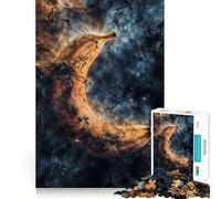 Space Nebula Banana Jigsaw Puzzle for Adults 1000 Pieces Mind Puzzle Calm Pastime Image Assembly Lovely Present (50x75cm)