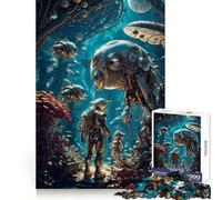 Space Odyssey Alien Vista 1000 Piece Jigsaws for Adults Puzzle Mind Exercise Toy Family Bond Precision Cut Creative Gift (50x75cm)