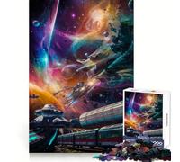 Space Odyssey Express 1000 Pieces Jigsaws Adults Puzzles Gifts Mind Challenge Toy Easy Leisure Precise Cut (38x26cm)