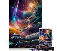 Space Odyssey Express Hard Jigsaw Puzzle for Adults 1000 Pieces Mind Challenge Toy Gentle Leisure Precise Cut Memorable Gift (38x52cm)