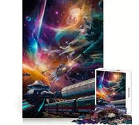 Space Odyssey Express Jigsaw Puzzles for Teenagers 1000 Piece Thought Toy Calm Escape Precise Edge Amazing Present (50x75cm)