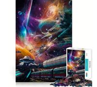 Space Odyssey Express Jigsaw Puzzles for Teenagers 1000 Piece Thought Toy Calm Escape Precise Edge Amazing Present (50x75cm)
