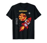 Space Odyssey Retro Space Rocket Designs Present T-Shirt